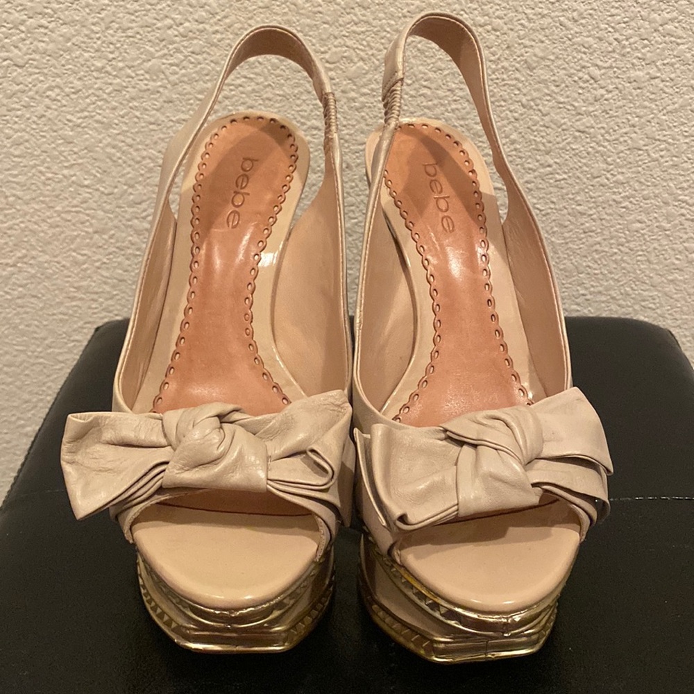 BEBE NUDE HEELS